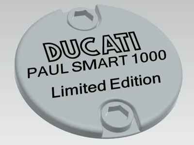 LOGO DUCATI PAUL SMART diameter 250mm thickness 33mm