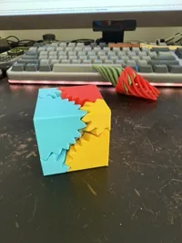 Cube fidget à engrenages — photo 4