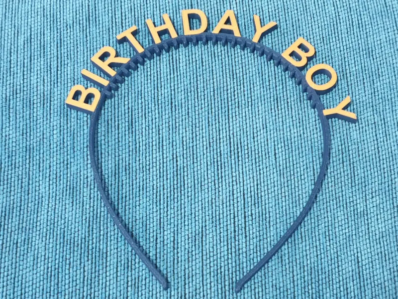 BIRTHDAY BOY Headband 