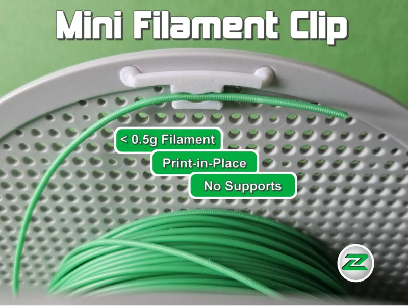 Mini Filament Clip für Bambu Lab Spulen (1.75mm)