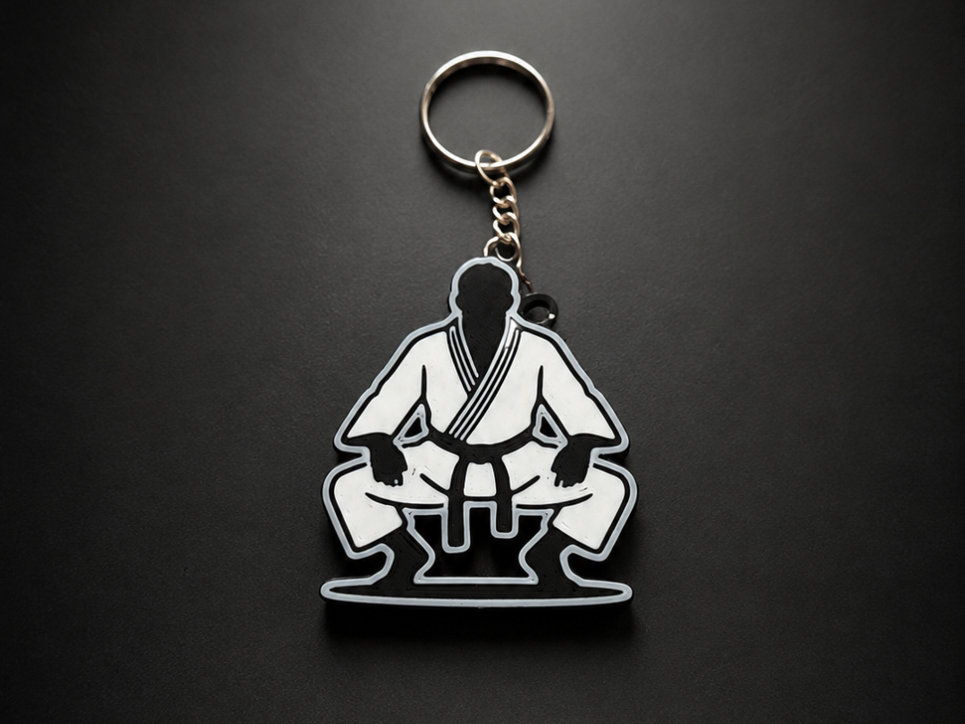 keychain inspired by the warrior mindset