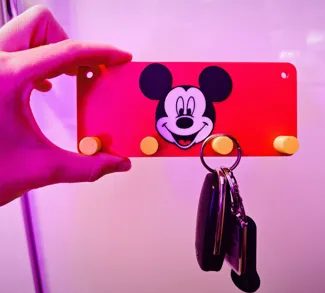 Micky Maus Schlüsselbrett klein