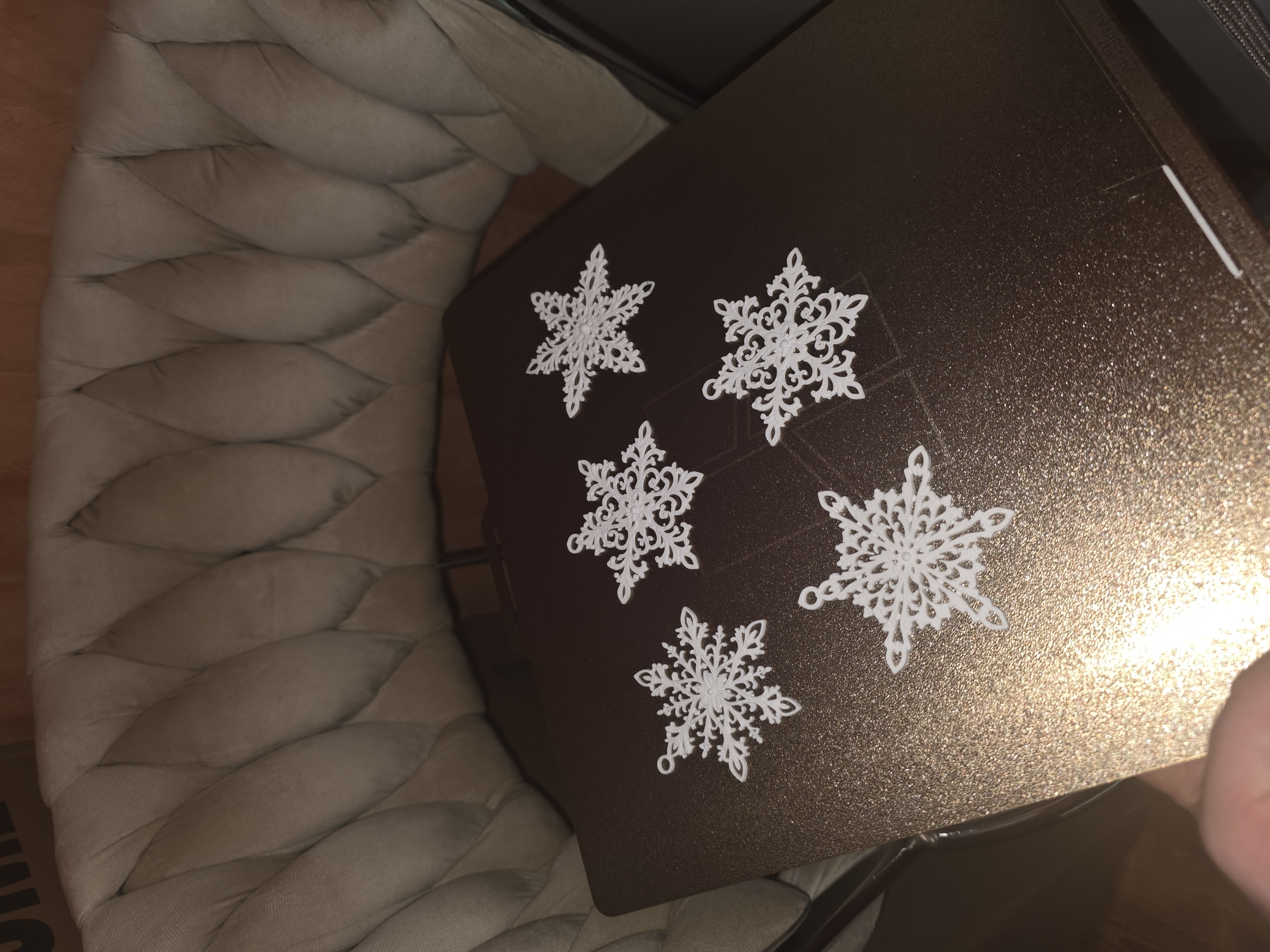 Christmas Decoration Art Set Snowflakes - 1