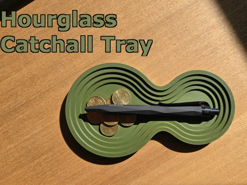 Hourglass Catchall Tray
