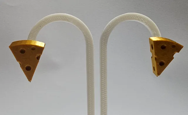 Cheese Slice Stud Earrings!