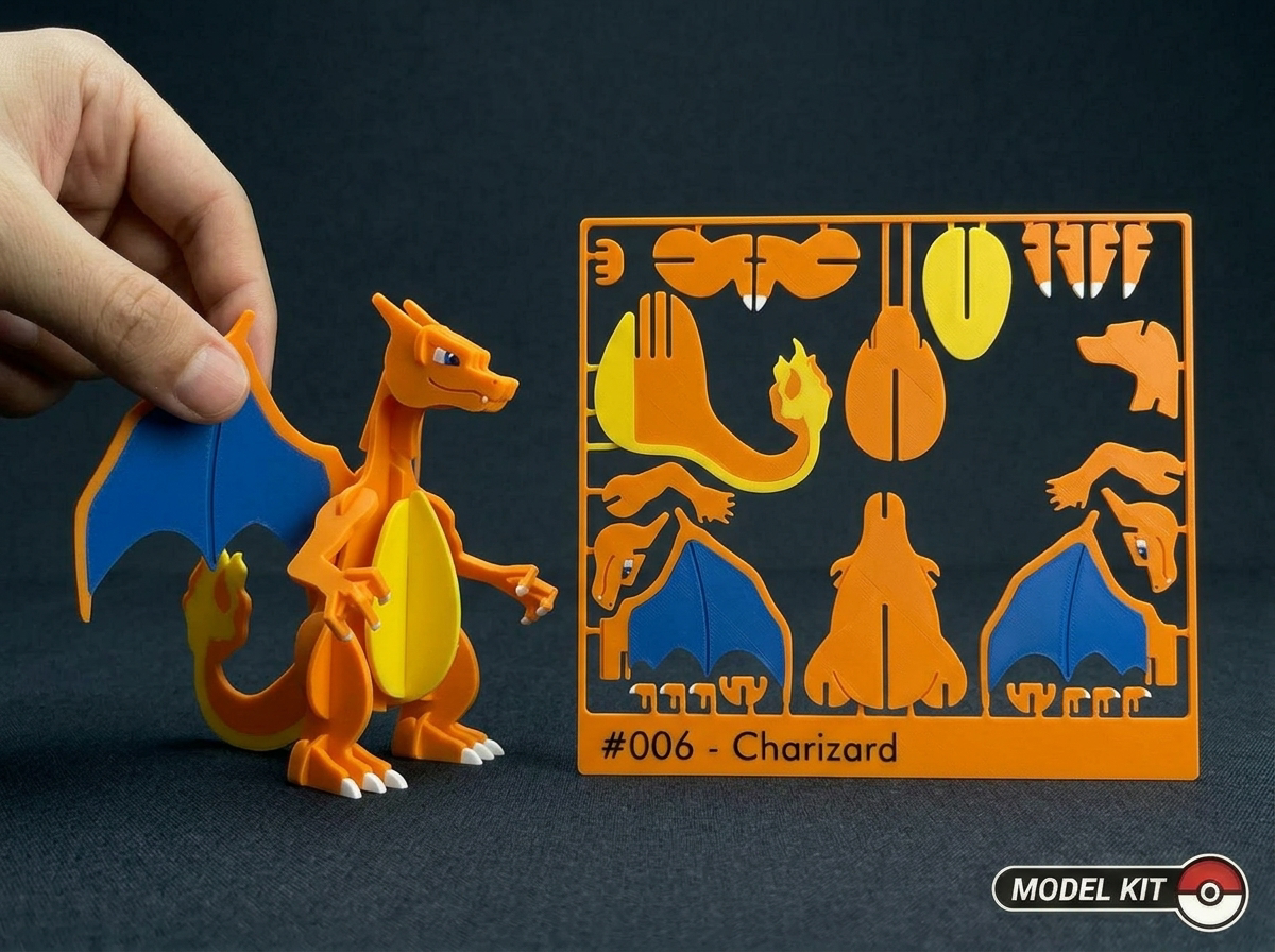 Pokemon #006 - Charizard kit card - 1