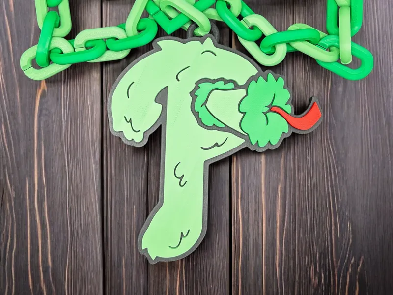 Phillie Phanatic Oversized Logo Chain