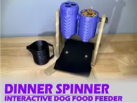 Dinner Spinner Assembly. PLA Tray