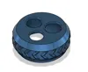 Lid with Holes at 0.6-0.7 Inch Diameters