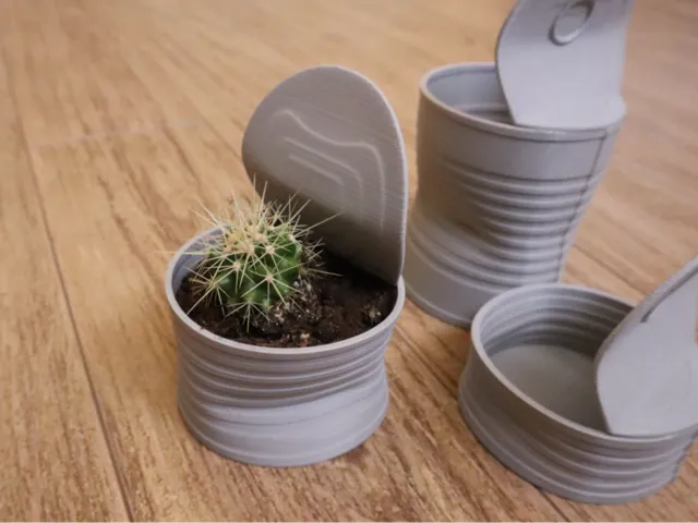 crumpled tin can pot (NO SUPPORT)