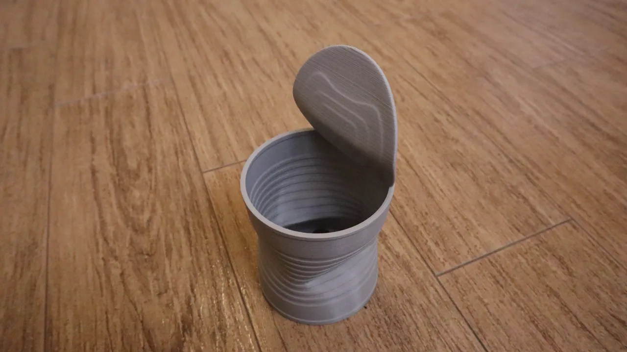 crumpled tin can pot (NO SUPPORT) view 2