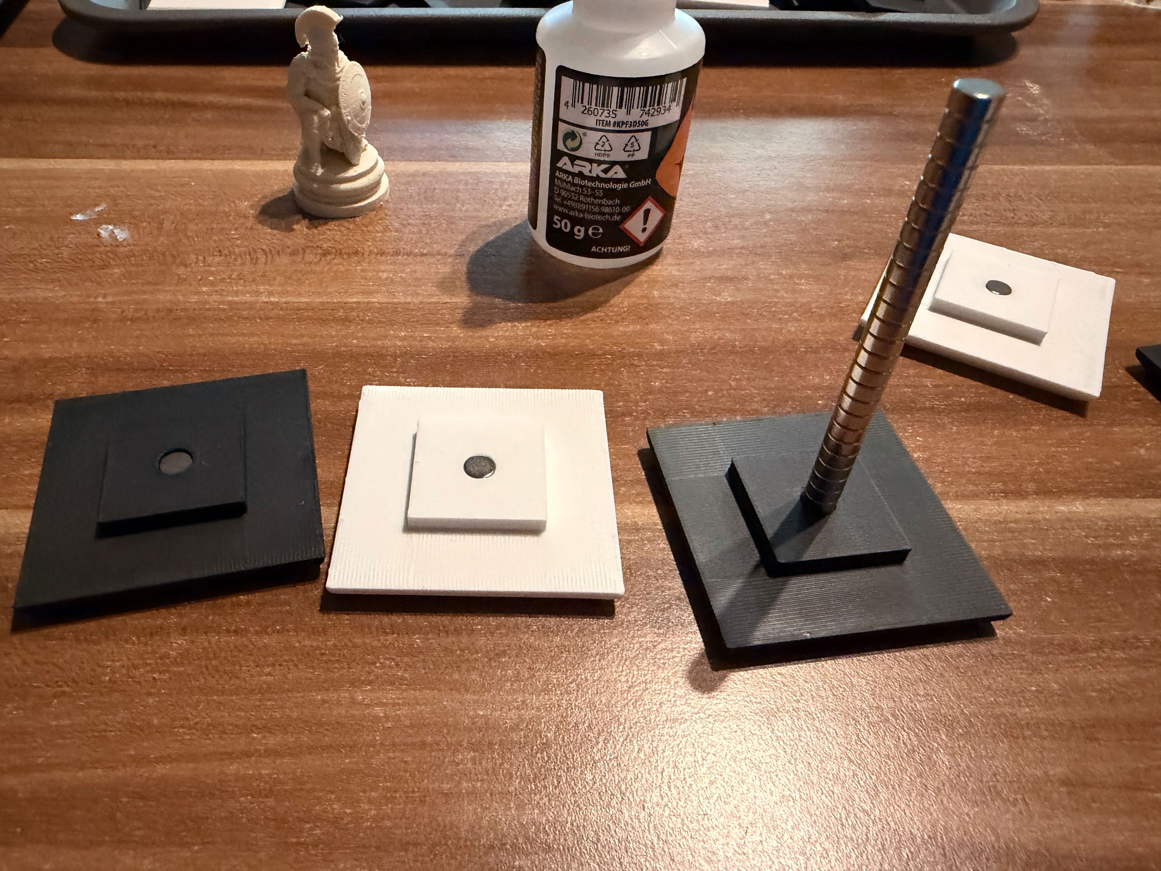 Miniatura 2 do modelo 3D Modular Magnetic Chessboard