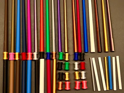 Modular multicolor Hogwarts-style wand
