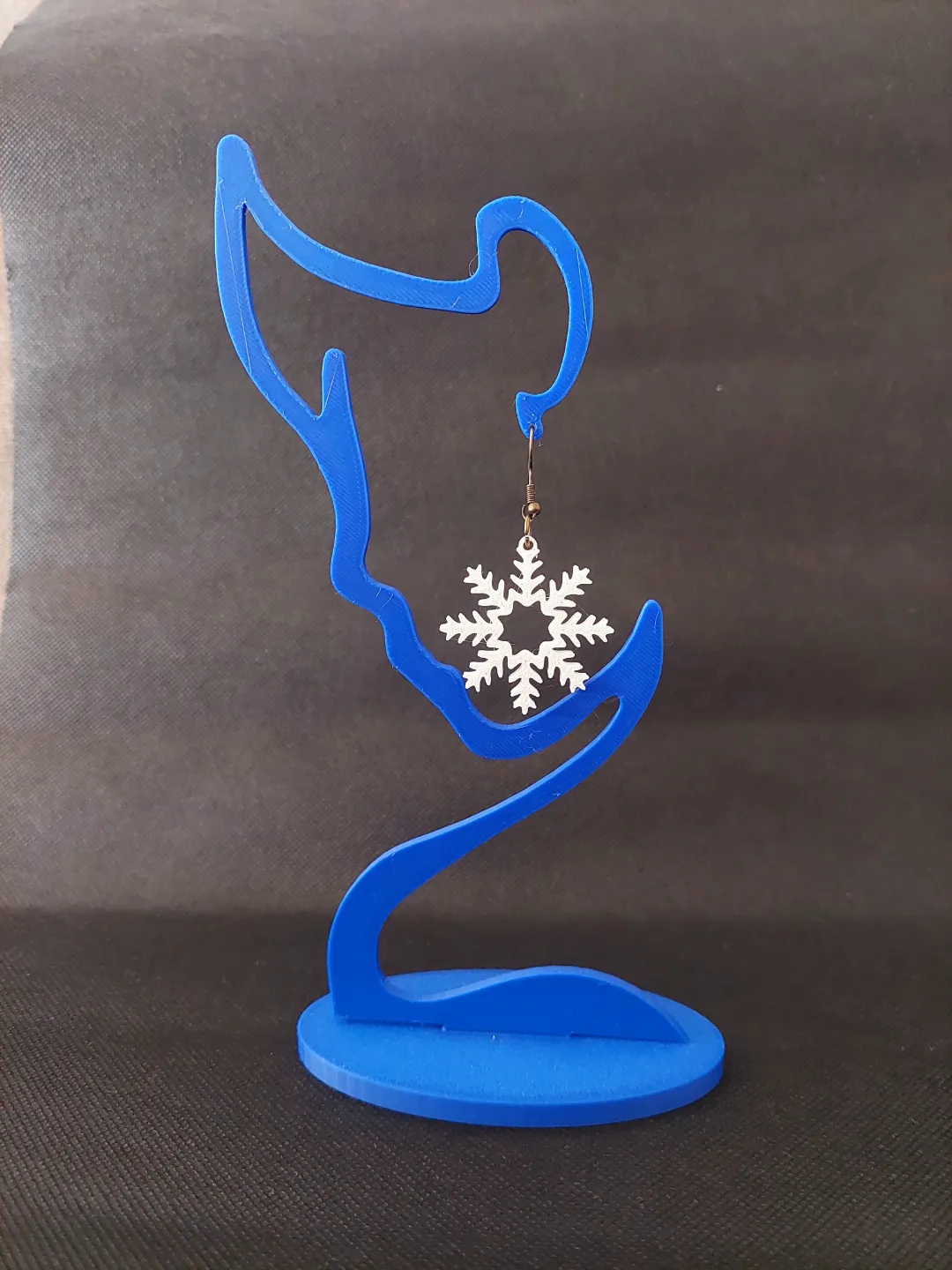 Christmas Snowflake v1 Earrings view 2