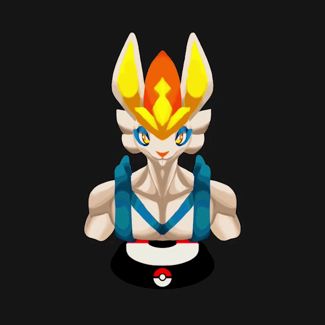 Cinderace Fan-art Bust