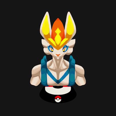 Cinderace Fan-art Bust