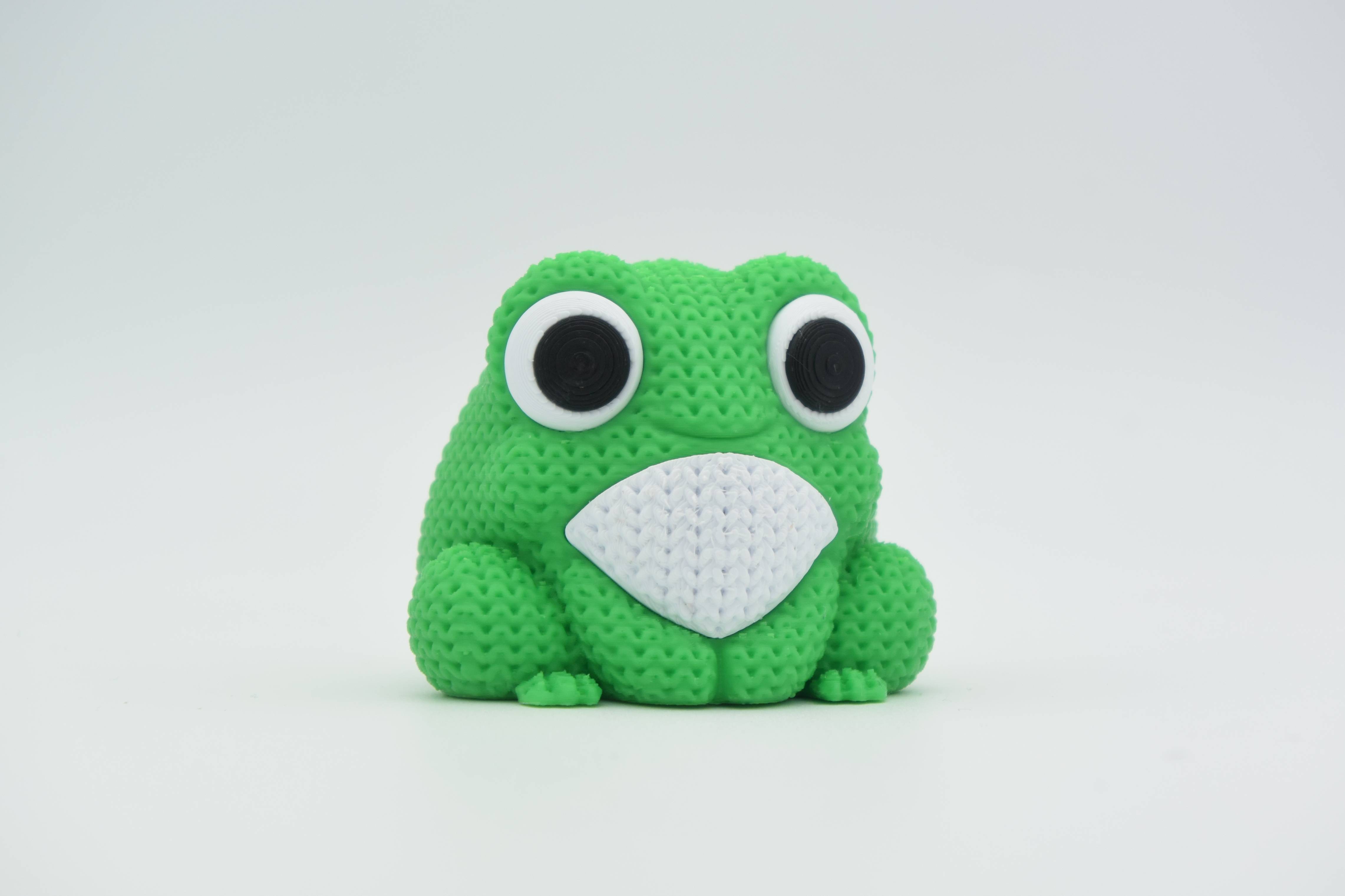 Miniatura 1 do modelo 3D Knitted Frog