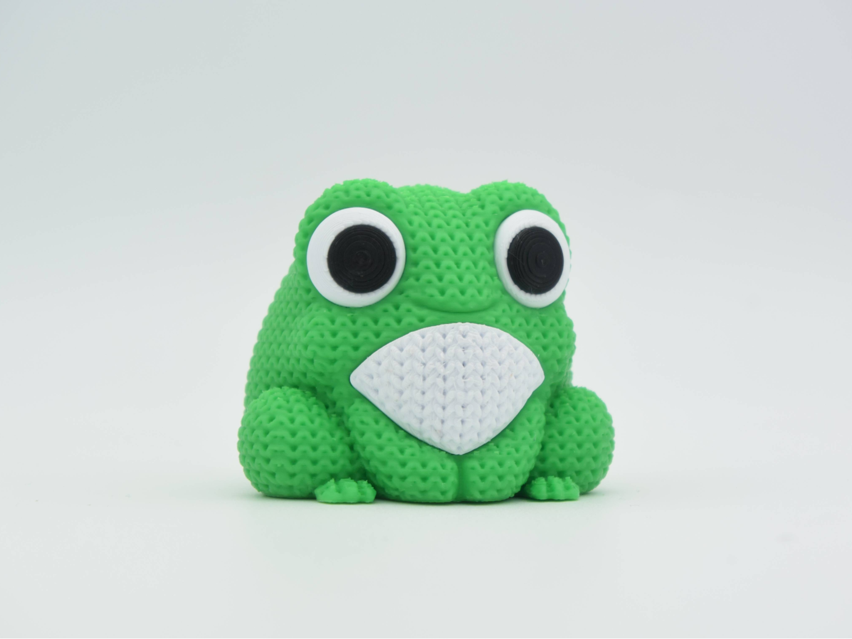 Knitted Frog