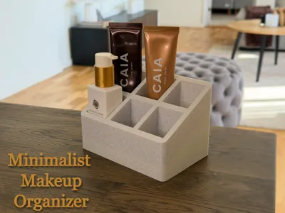 Minimalist Makeup Organizer
