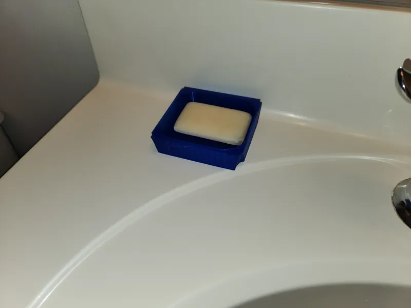 Square Soap Dish.