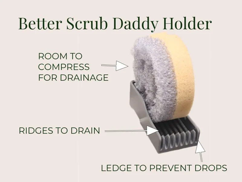 Better Scrub Daddy Caddy / Sponge Holder