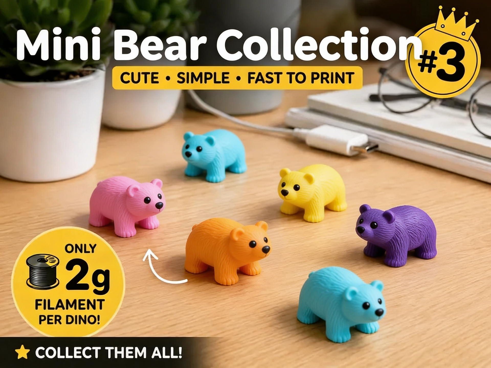 Mini Bear Fidget - Micro Zoo