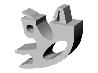 Opel Corsa/Tigra/Zafira hood clip