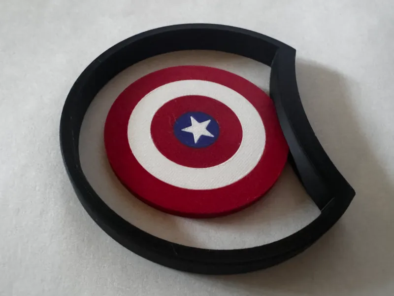 Captain America ears - 5 Magnet Mickey Headband