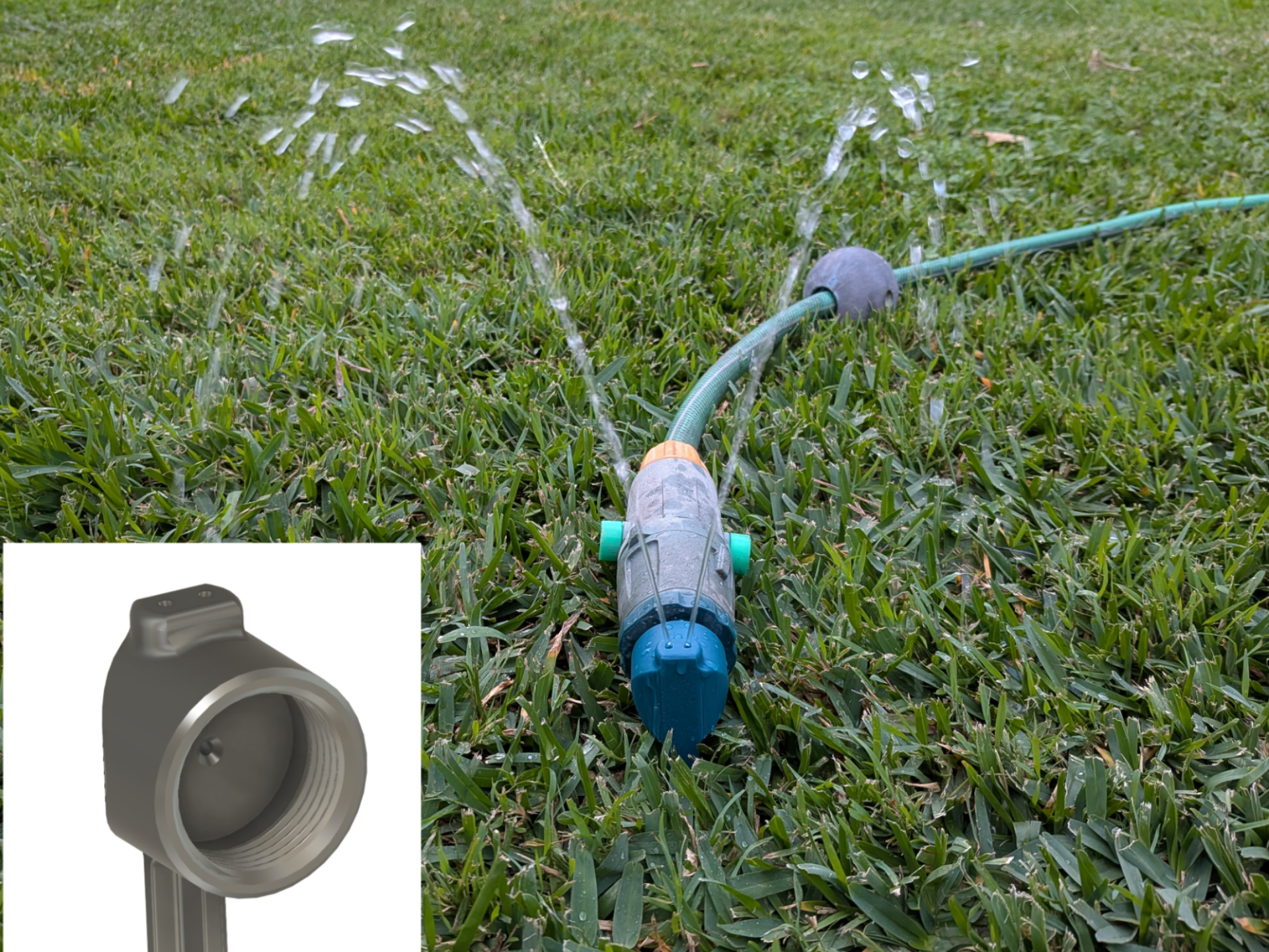 Double Water Jet Sprinkler (US edition) 3/4" 