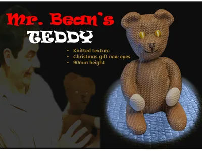 Mr Bean´s Knitted Teddy 