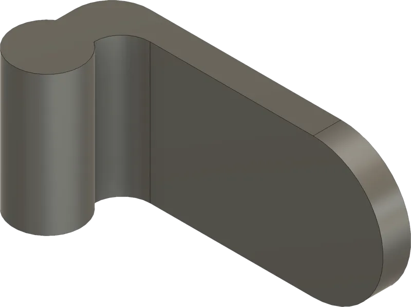 Haken für Kederleiste / hook for piping rail