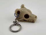 Ключодържател с форма на череп на мечка