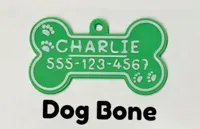 ID tag Dog Bone