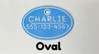 ID tag oval