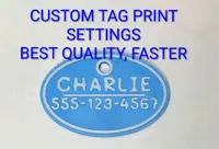 CUSTOM TAG PRINT SETTINGS - USE THIS