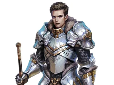 Dungeons and Dragons: Paladin miniature