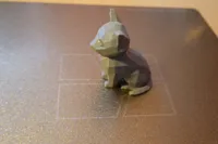 Chat low poly — photo 3