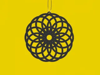 Earrings Mandala