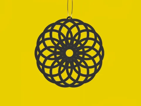 Earrings Mandala