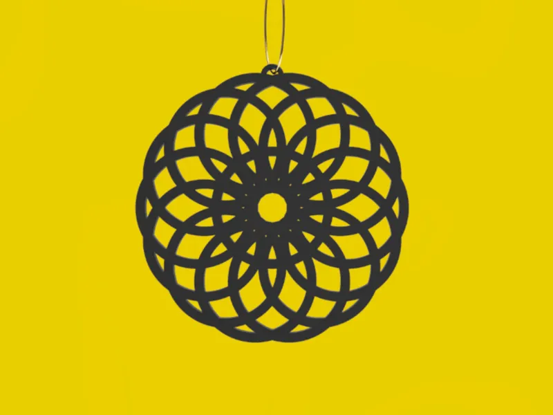 Earrings Mandala
