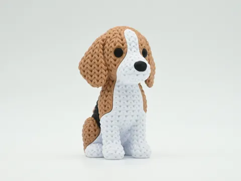 Accesorio para impresora 3D: Knitted Beagle Dog — referencia de MakerWorld