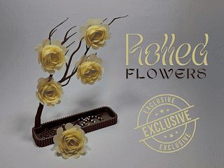 Rolled Flowers - Easy Print