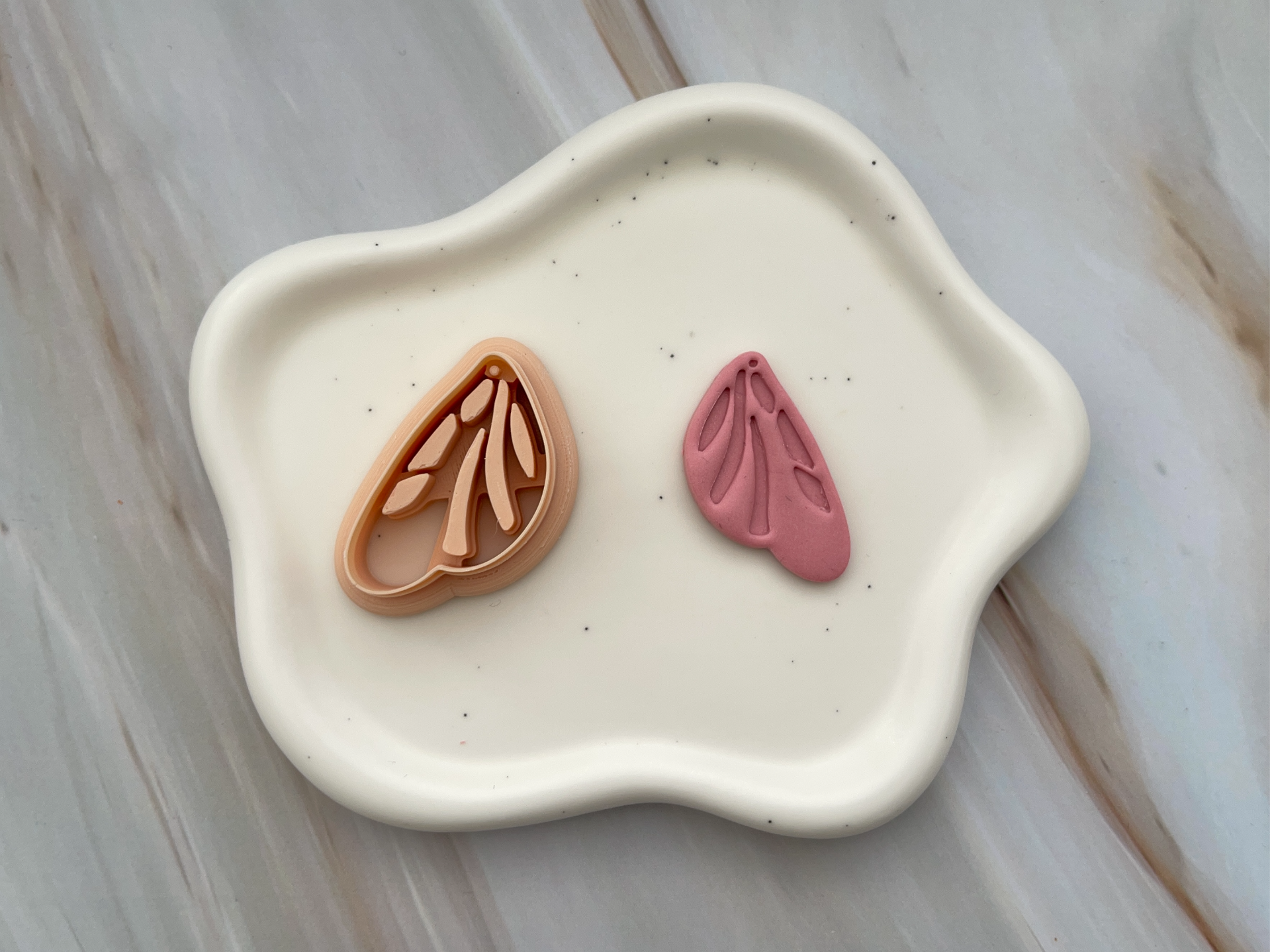 Butterfly Wing Polymer Clay Earrings Cutter