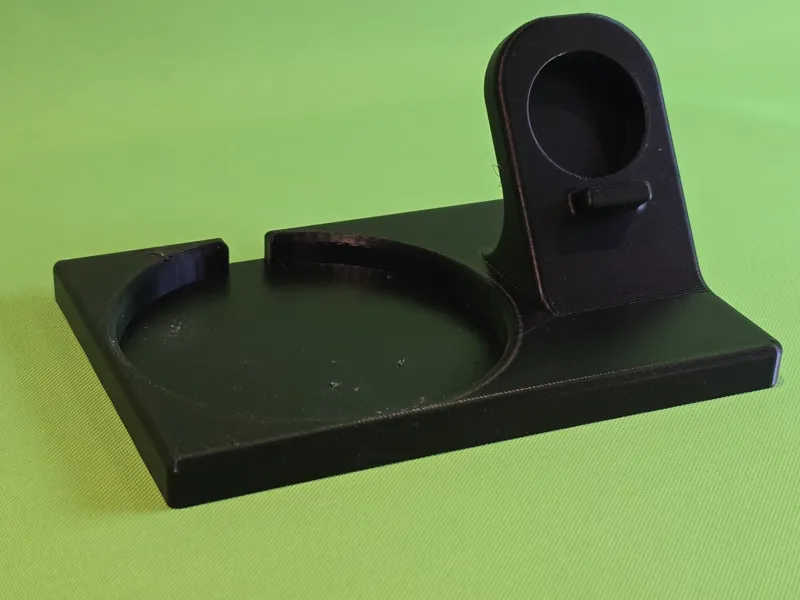Phone and Watch Stand, inductive charging station