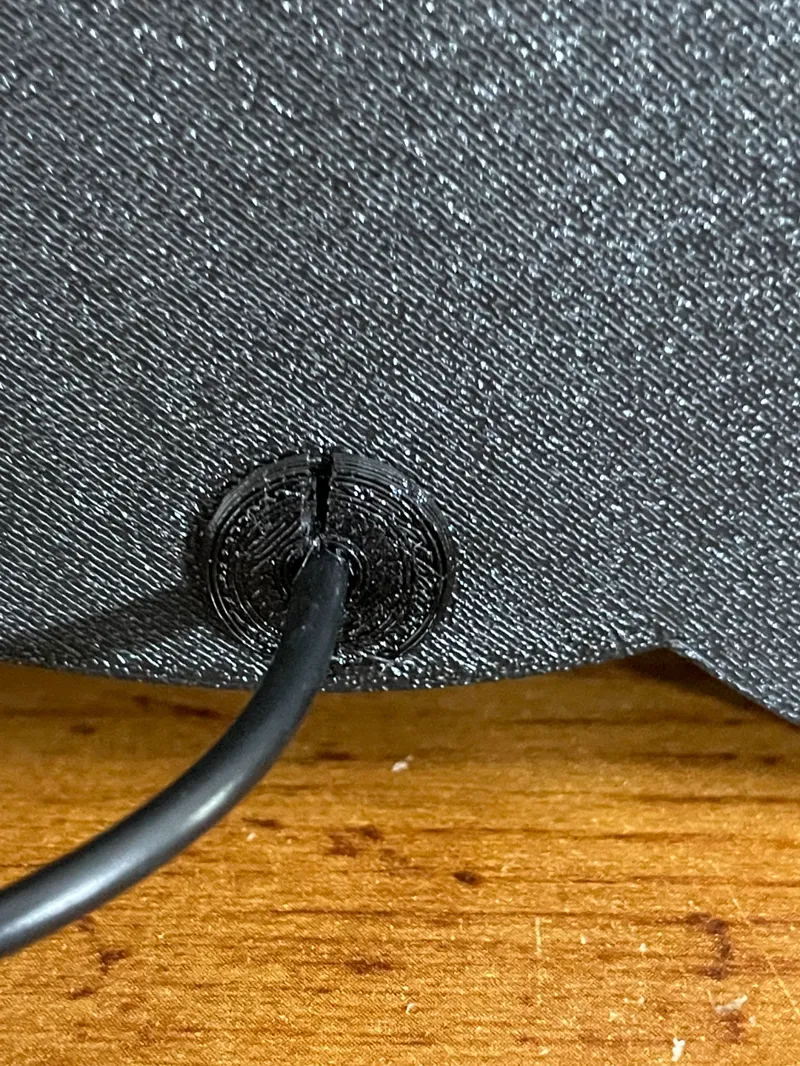 Round LED Light Box Wire Grommet 10mm Stops the light from escaping around your wire!