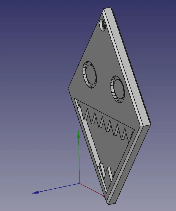 Gawr Gura Inspired Earring/Keychain view 3
