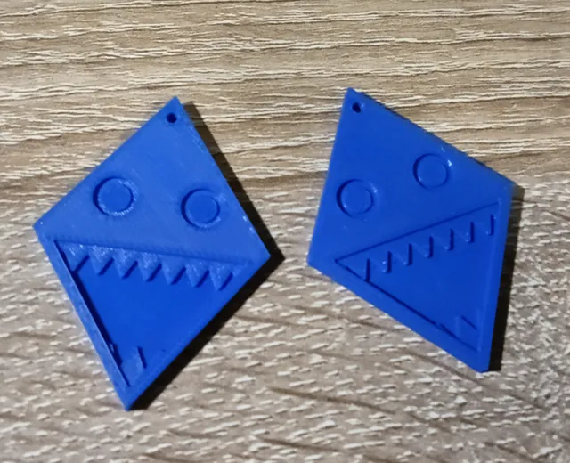 Gawr Gura Inspired Earring/Keychain
