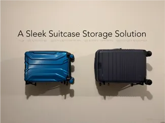 Carry-On Suitcase Wall Mounting Bracket