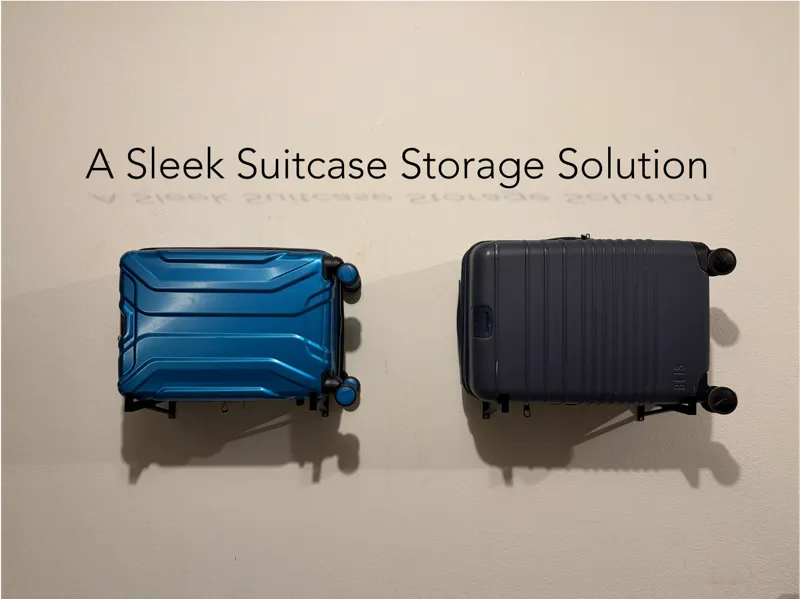 Carry-On Suitcase Wall Mounting Bracket