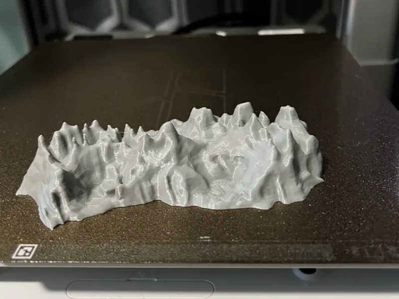 Rocky Mountain Terrain scape, scalable no supports